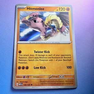 hitmonlee - 106/165 (uncommon) — pokemon: 151